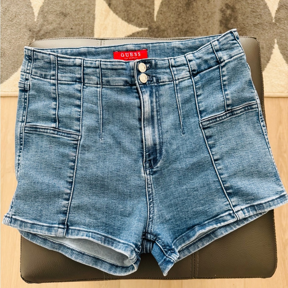 GUESS Women's Blue Denim Shorts